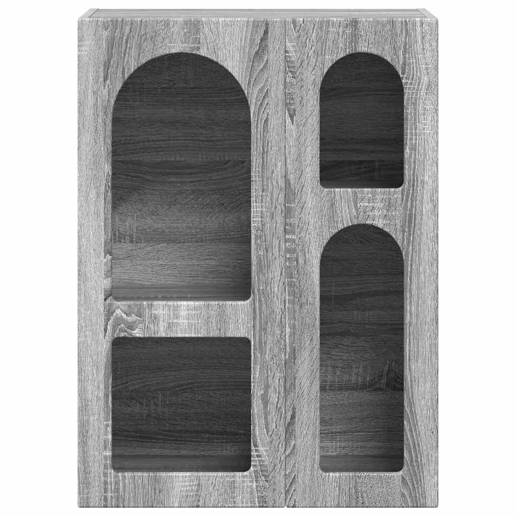 Dressoir Grijs Sonoma 59 x 35 x 80.5 cm Bewerkt hout is nu te koop bij PeponiXL, paradijselijk wonen!