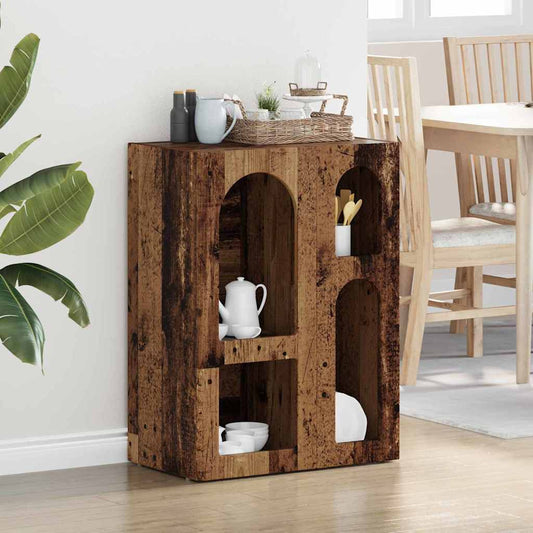 Dressoir Oudhout 59 x 35 x 80.5 cm Bewerkt hout is nu te koop bij PeponiXL, paradijselijk wonen!