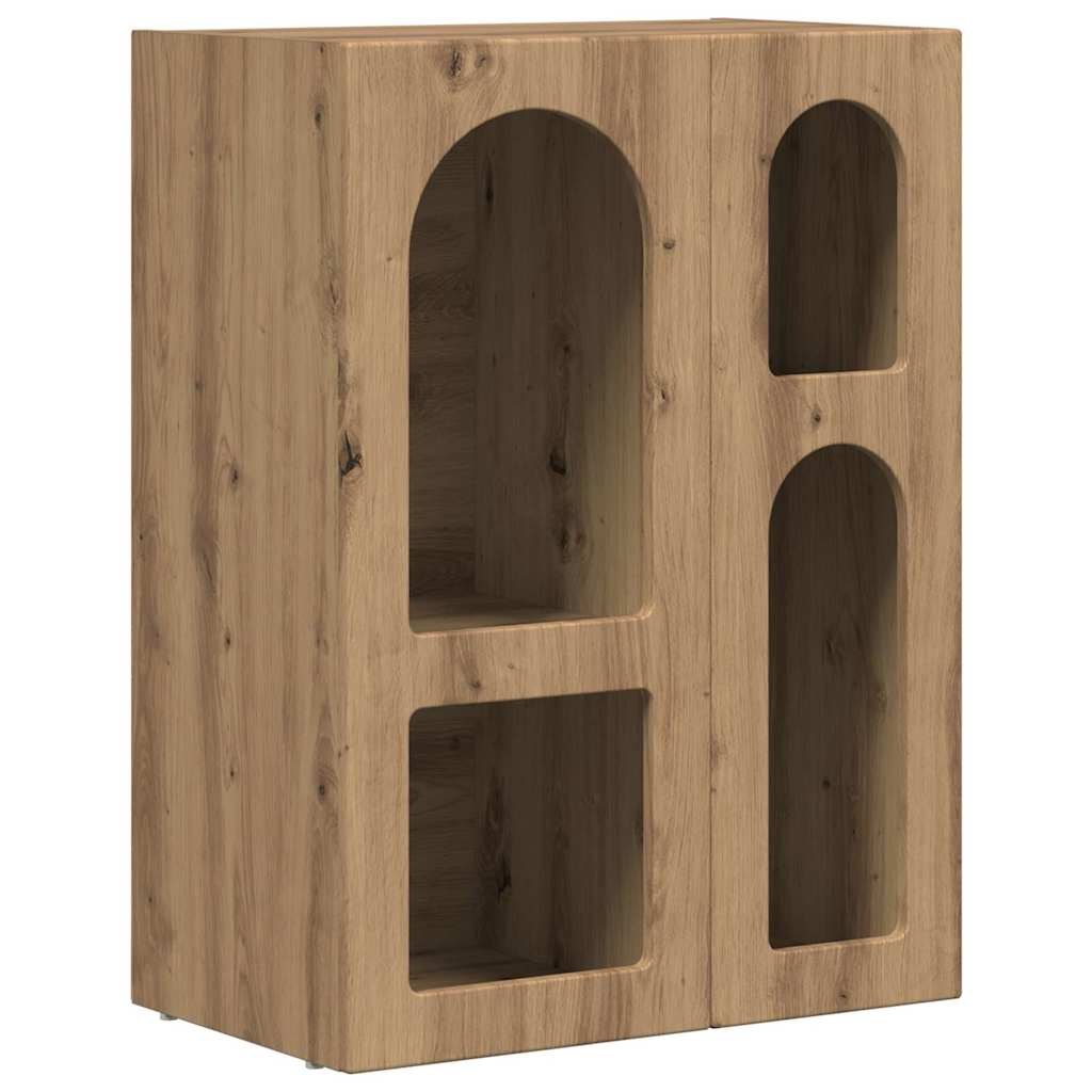 Dressoir Artisan Eiken 59 x 35 x 80.5 cm Bewerkt hout is nu te koop bij PeponiXL, paradijselijk wonen!