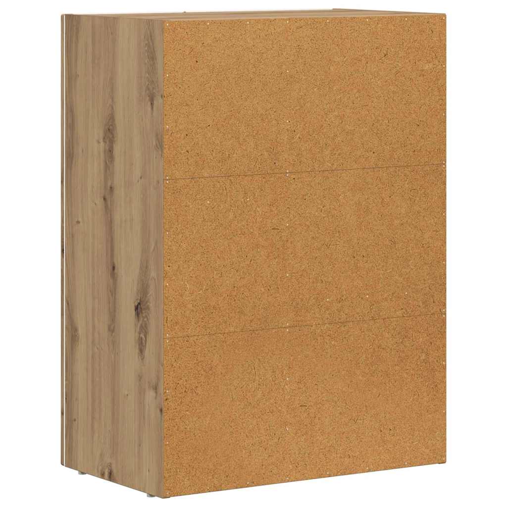 Dressoir Artisan Eiken 59 x 35 x 80.5 cm Bewerkt hout is nu te koop bij PeponiXL, paradijselijk wonen!