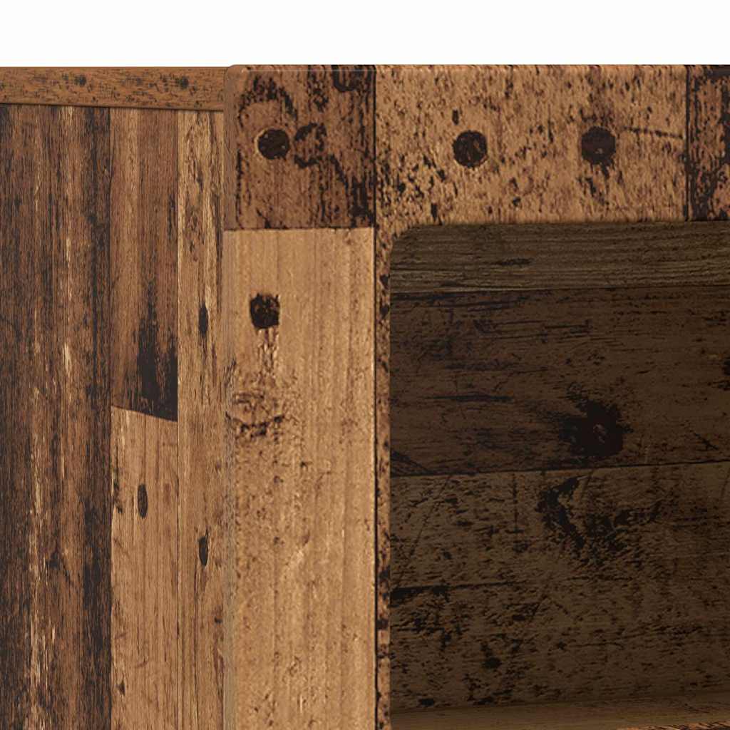 Dressoir Oudhout 80,5 x 35 x 59 cm Bewerkt hout is nu te koop bij PeponiXL, paradijselijk wonen!