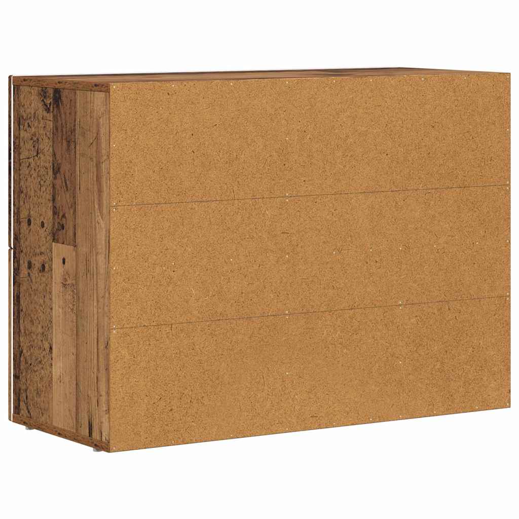 Dressoir Oudhout 80,5 x 35 x 59 cm Bewerkt hout is nu te koop bij PeponiXL, paradijselijk wonen!