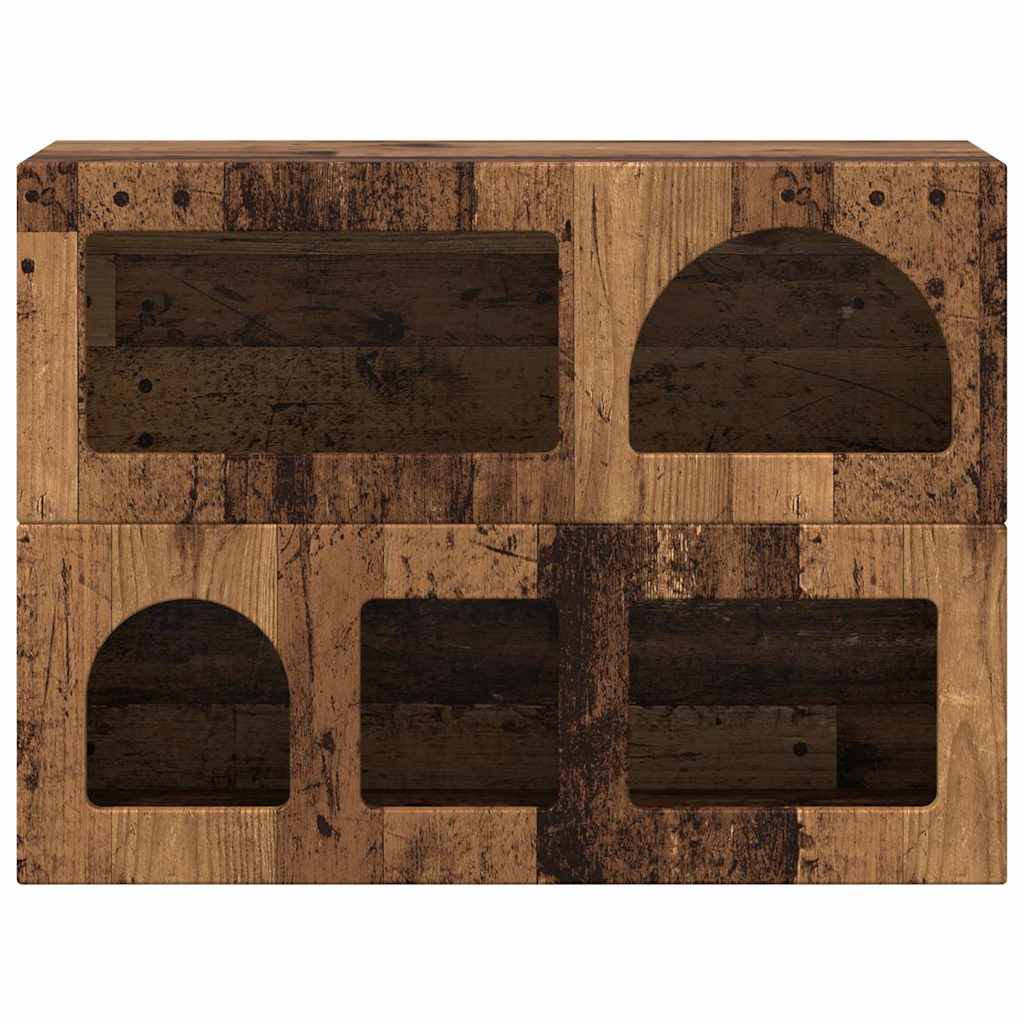 Dressoir Oudhout 80,5 x 35 x 59 cm Bewerkt hout is nu te koop bij PeponiXL, paradijselijk wonen!