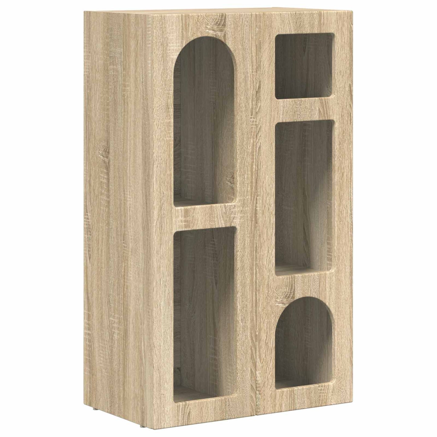 Dressoir Sonoma Eiken 59 x 35 x 100,5 cm Bewerkt hout is nu te koop bij PeponiXL, paradijselijk wonen!