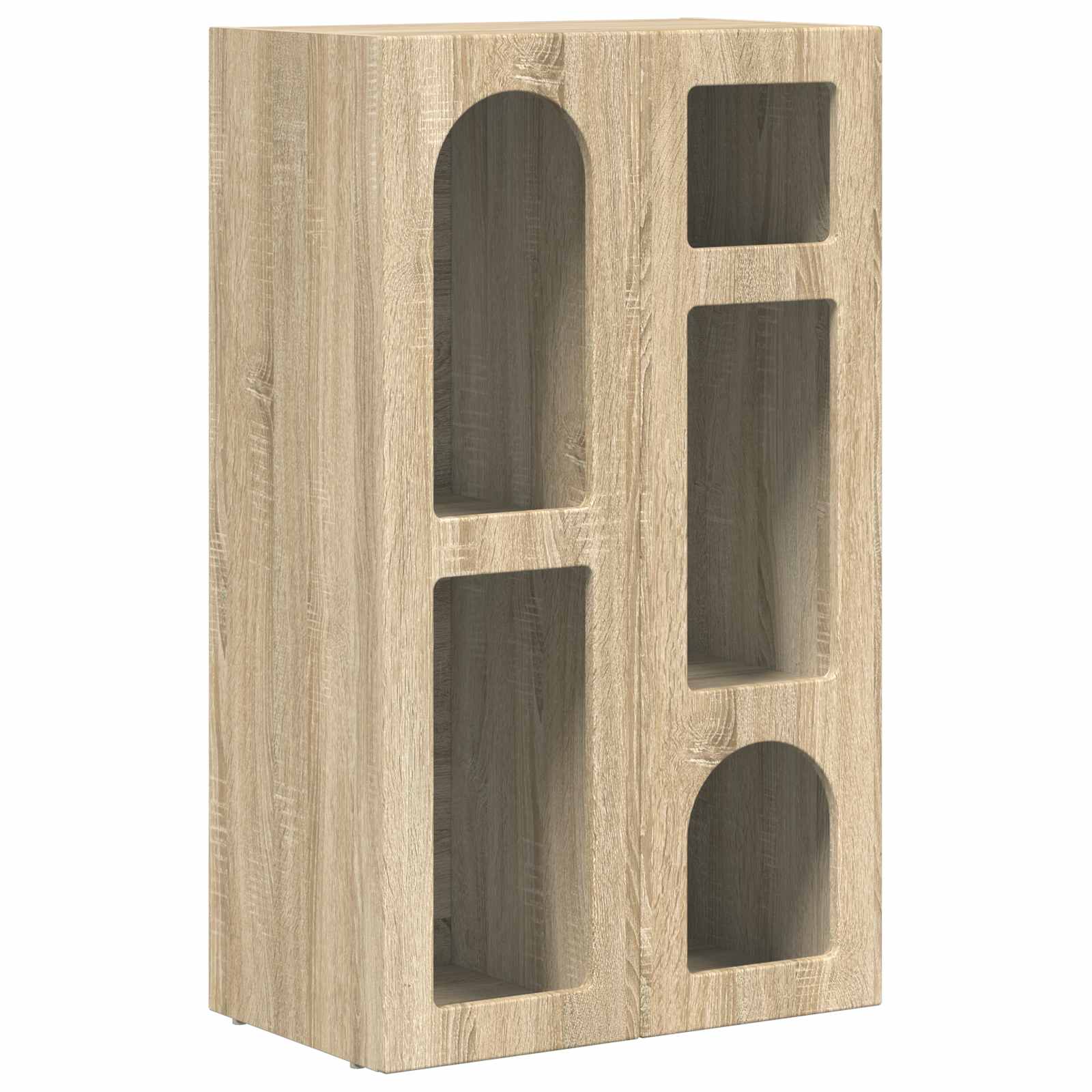 Dressoir Sonoma Eiken 59 x 35 x 100,5 cm Bewerkt hout is nu te koop bij PeponiXL, paradijselijk wonen!