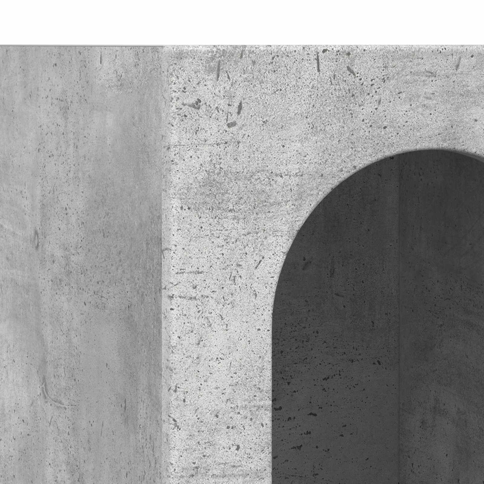 Dressoir Beton Grijs 59 x 35 x 100,5 cm Bewerkt hout is nu te koop bij PeponiXL, paradijselijk wonen!