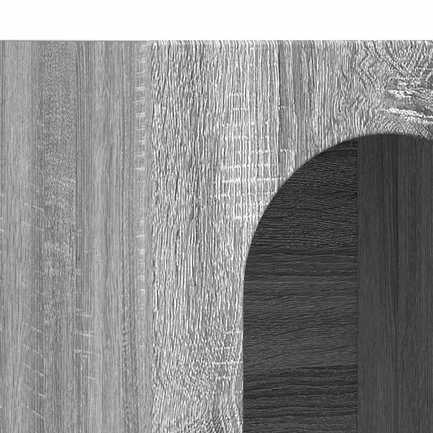 Dressoir Grijs Sonoma 59 x 35 x 100,5 cm Bewerkt hout is nu te koop bij PeponiXL, paradijselijk wonen!