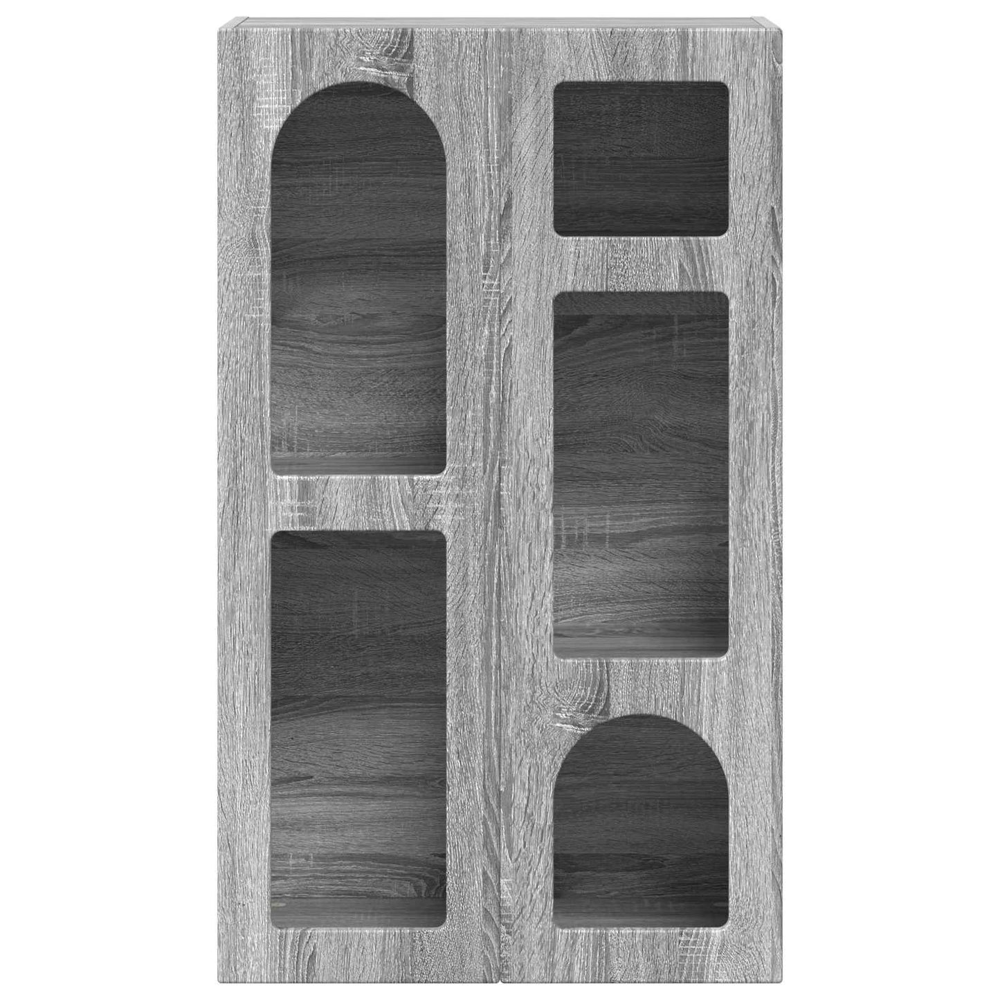 Dressoir Grijs Sonoma 59 x 35 x 100,5 cm Bewerkt hout is nu te koop bij PeponiXL, paradijselijk wonen!