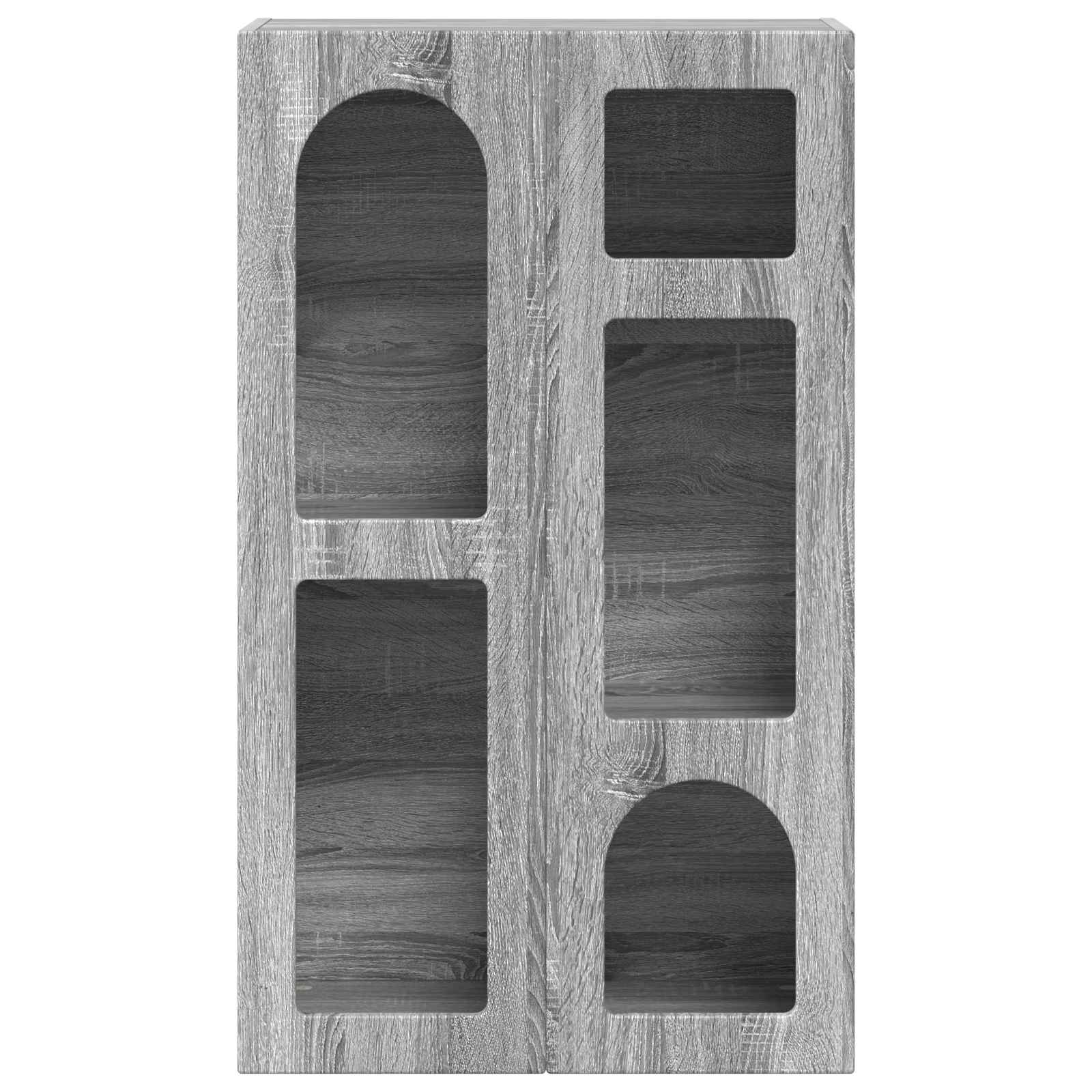 Dressoir Grijs Sonoma 59 x 35 x 100,5 cm Bewerkt hout is nu te koop bij PeponiXL, paradijselijk wonen!