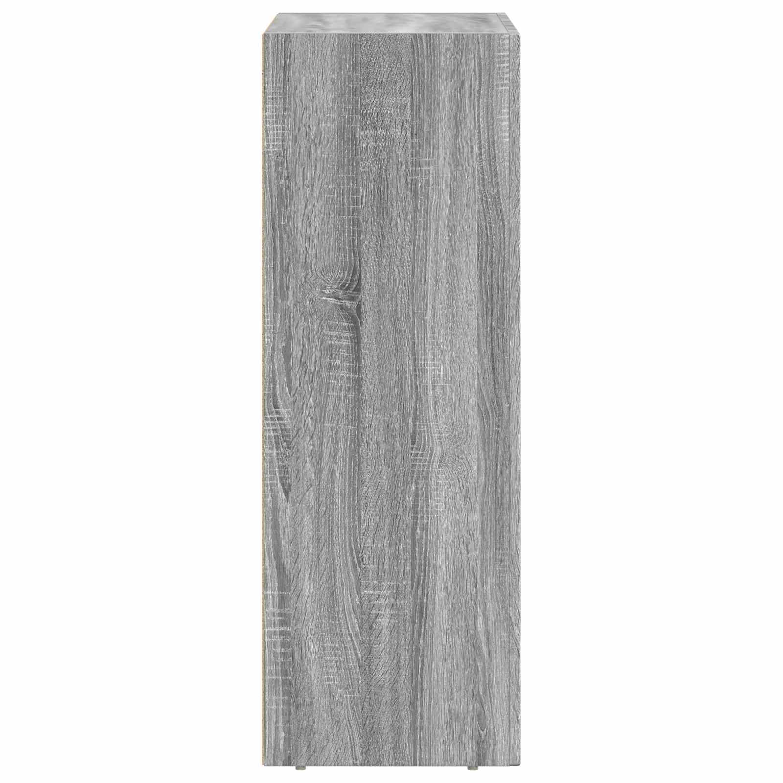 Dressoir Grijs Sonoma 59 x 35 x 100,5 cm Bewerkt hout is nu te koop bij PeponiXL, paradijselijk wonen!