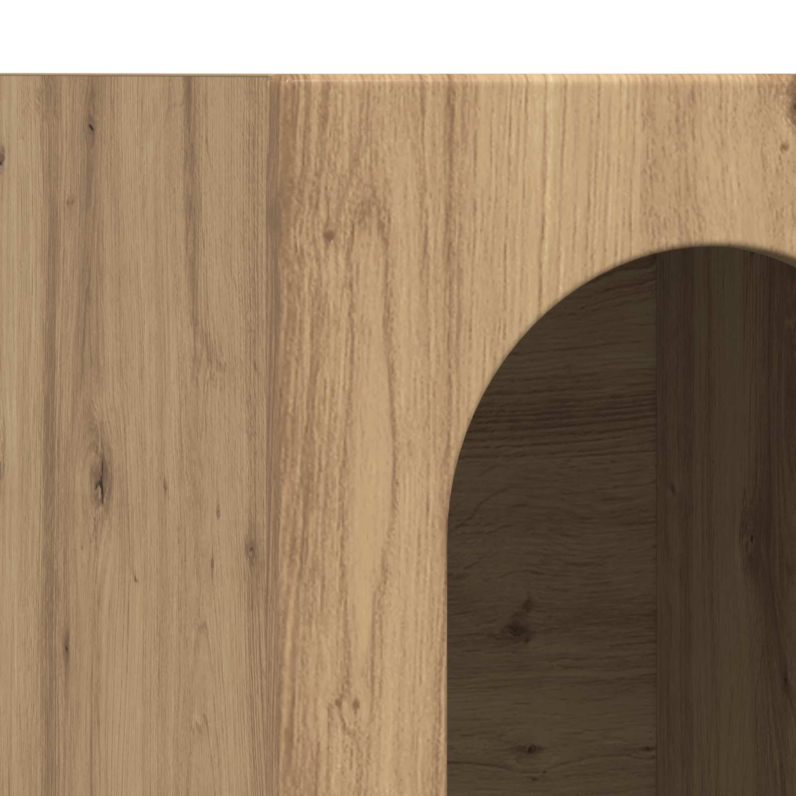 Dressoir Artisan Eiken 59 x 35 x 100,5 cm Bewerkt hout is nu te koop bij PeponiXL, paradijselijk wonen!