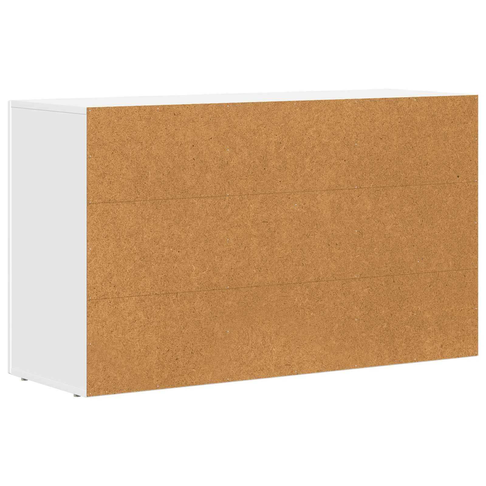 Dressoir Wit 100 x 35 x 59 cm Bewerkt hout is nu te koop bij PeponiXL, paradijselijk wonen!