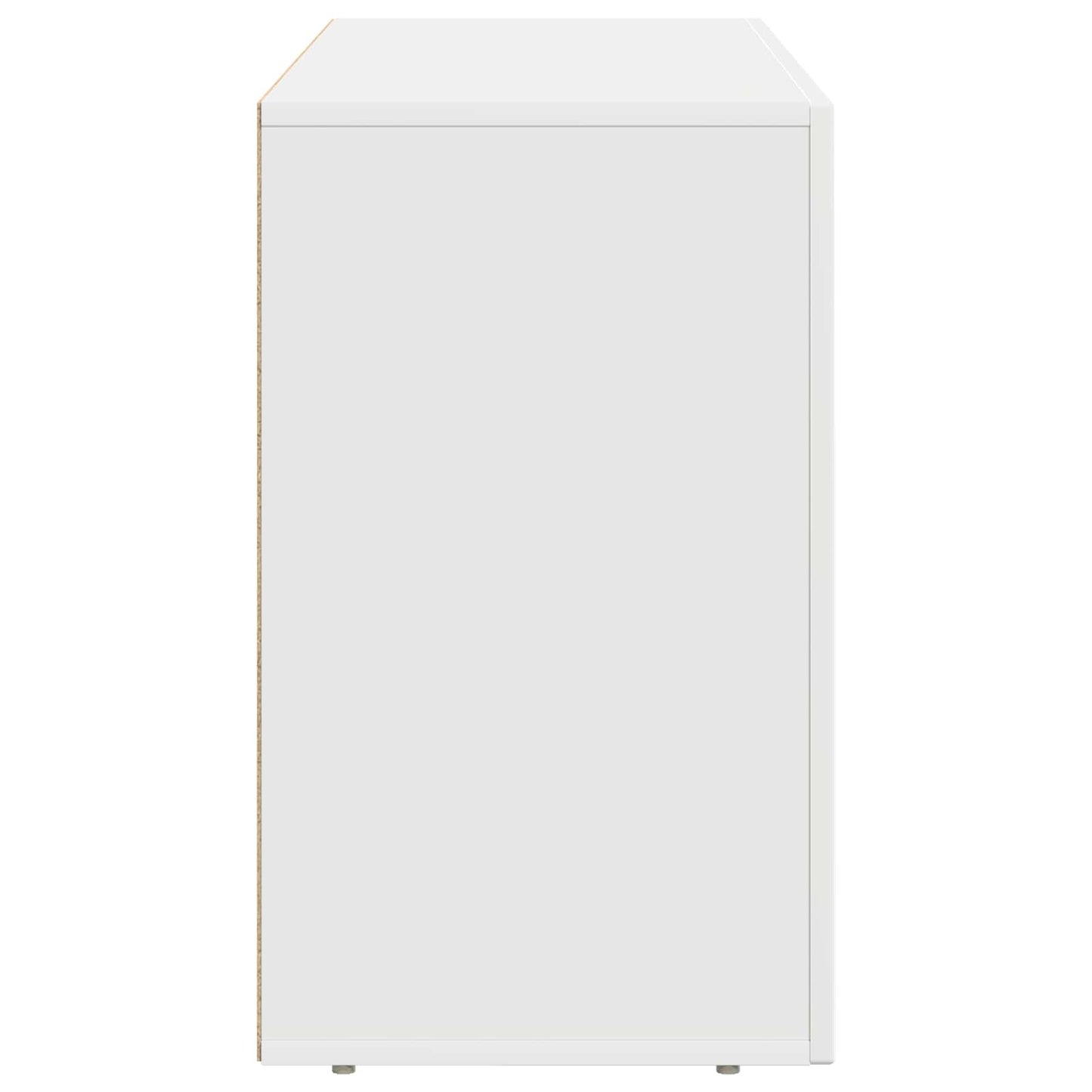 Dressoir Wit 100 x 35 x 59 cm Bewerkt hout is nu te koop bij PeponiXL, paradijselijk wonen!