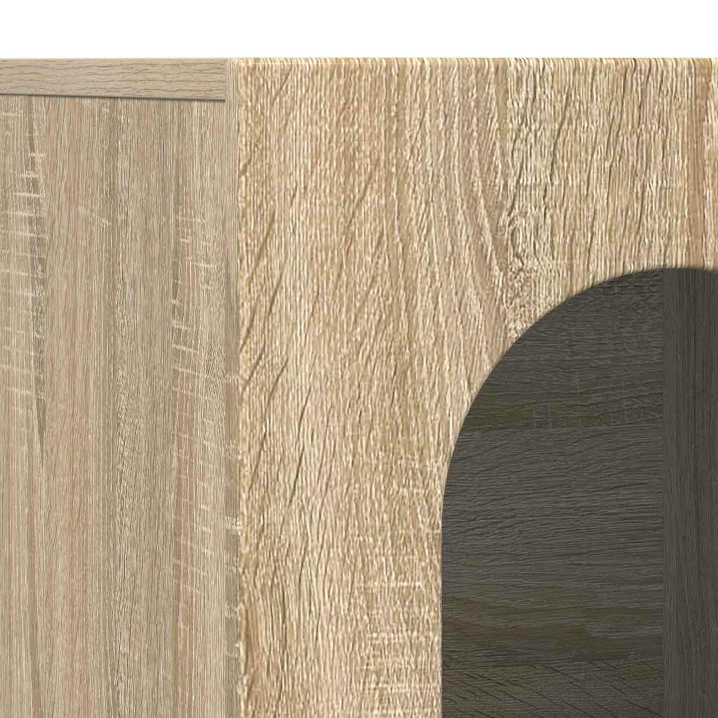 Dressoir Sonoma Eiken 100 x 35 x 59 cm Bewerkt hout is nu te koop bij PeponiXL, paradijselijk wonen!