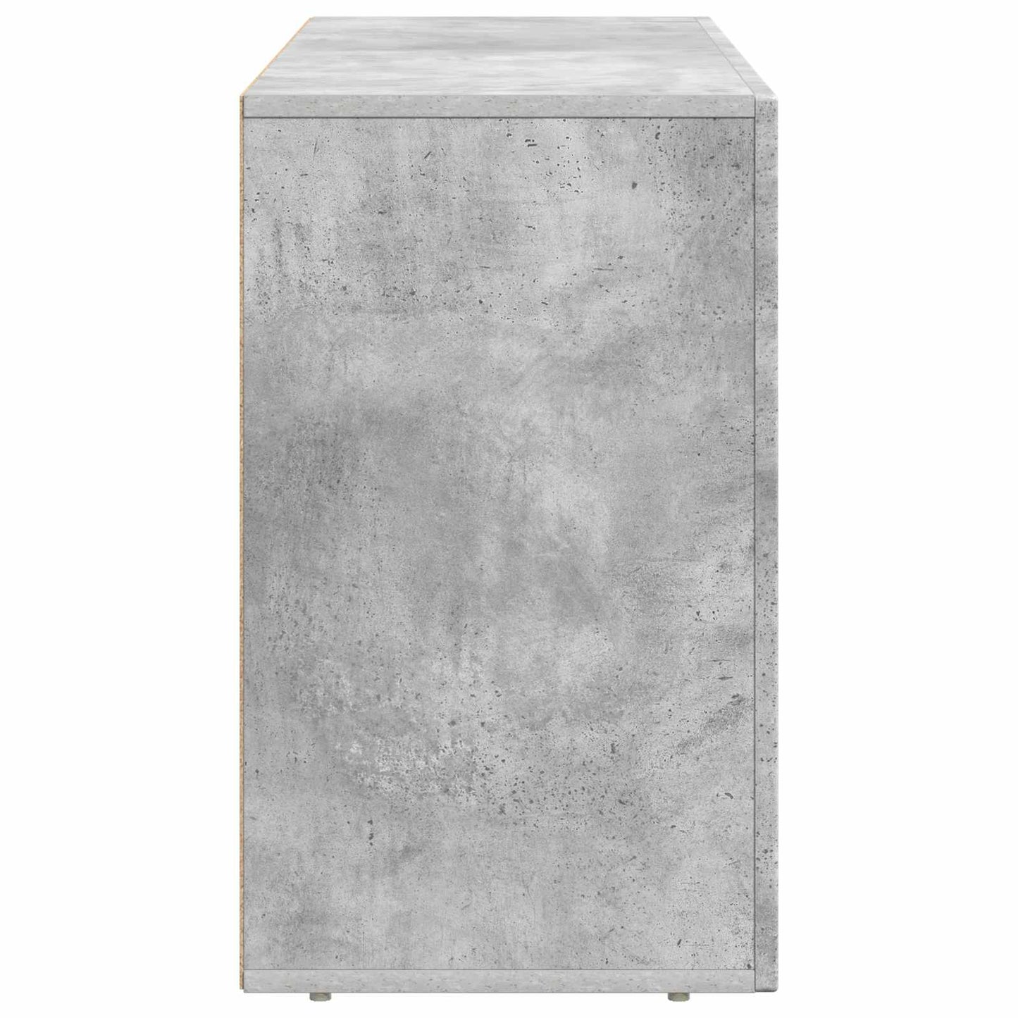 Dressoir Beton Grijs 100 x 35 x 59 cm Bewerkt hout is nu te koop bij PeponiXL, paradijselijk wonen!