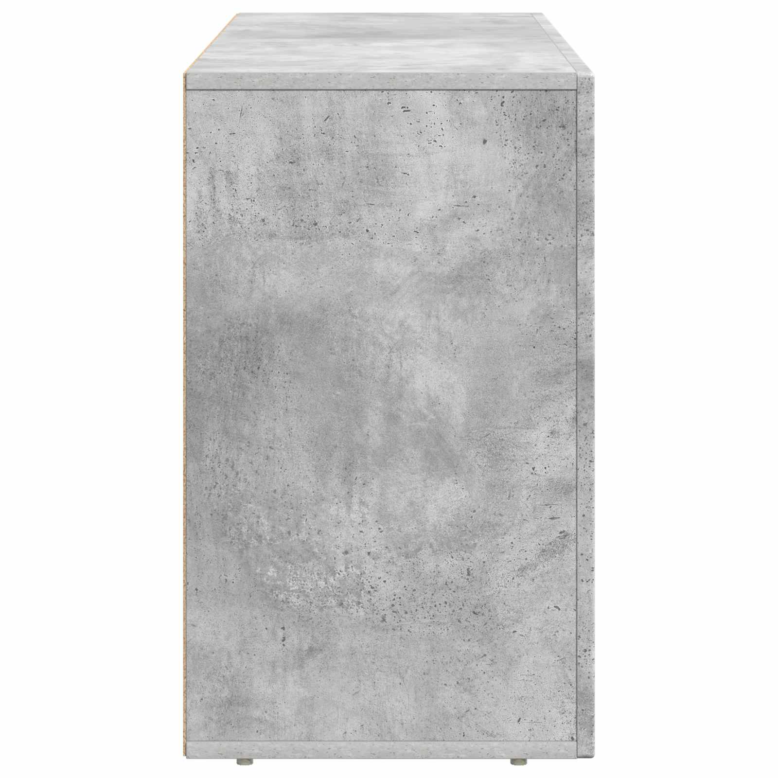 Dressoir Beton Grijs 100 x 35 x 59 cm Bewerkt hout is nu te koop bij PeponiXL, paradijselijk wonen!