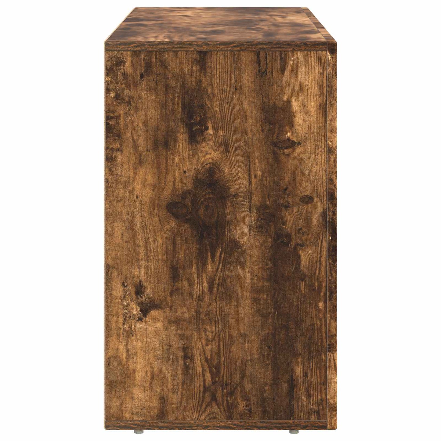 Dressoir Gerookt eiken 100 x 35 x 59 cm Bewerkt hout is nu te koop bij PeponiXL, paradijselijk wonen!