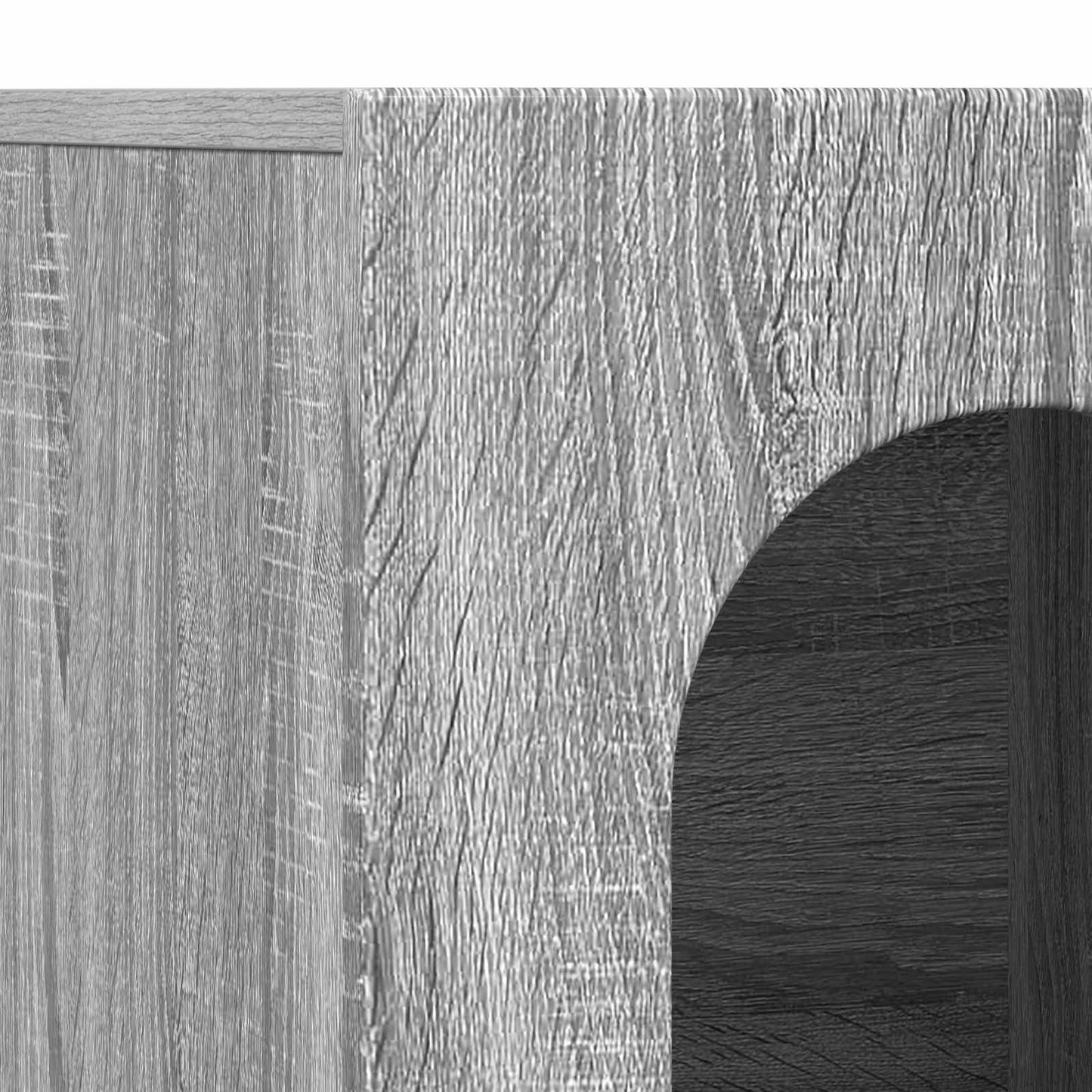 Dressoir Grijs Sonoma 100 x 35 x 59 cm Bewerkt hout is nu te koop bij PeponiXL, paradijselijk wonen!