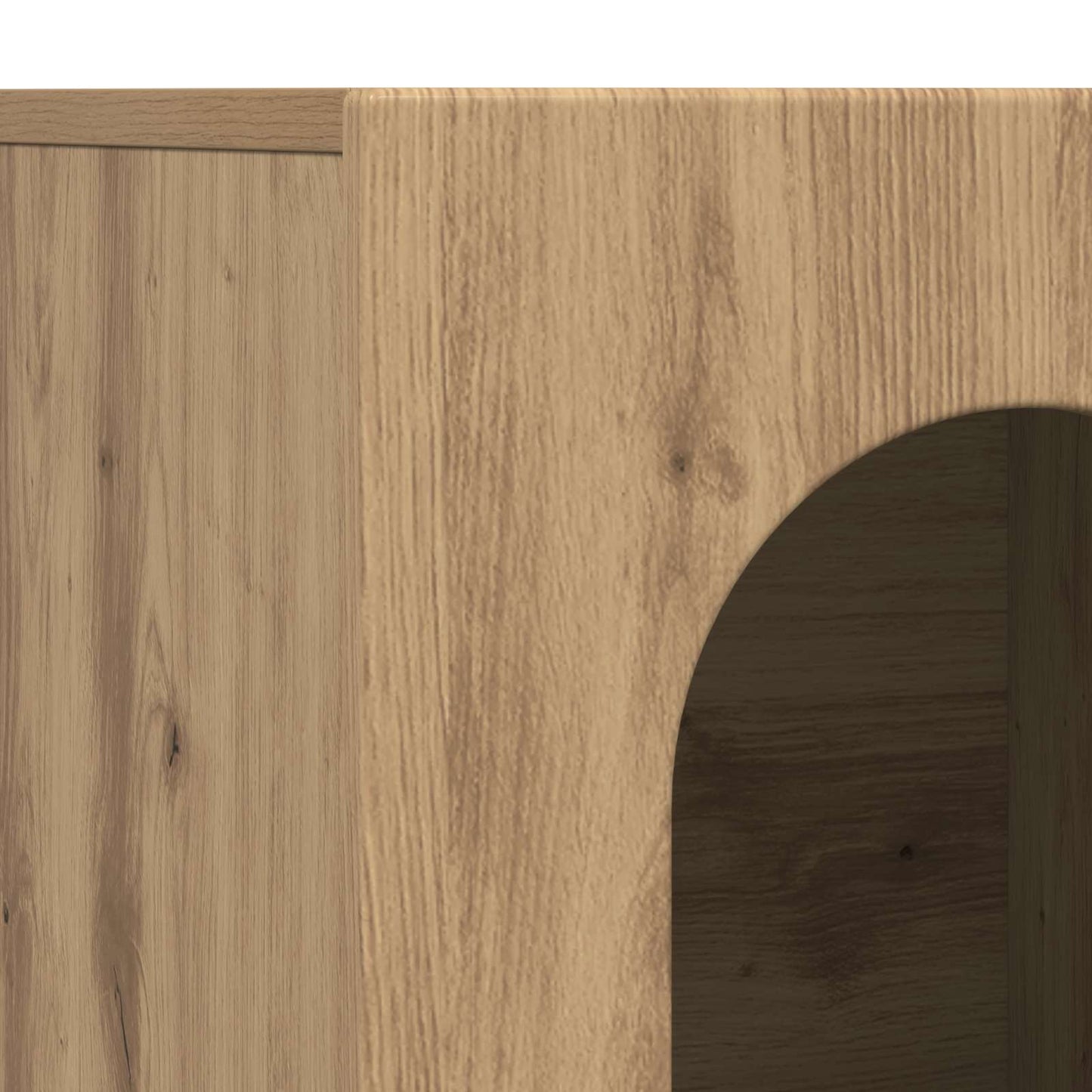 Dressoir Artisan Eiken 100 x 35 x 59 cm Bewerkt hout is nu te koop bij PeponiXL, paradijselijk wonen!