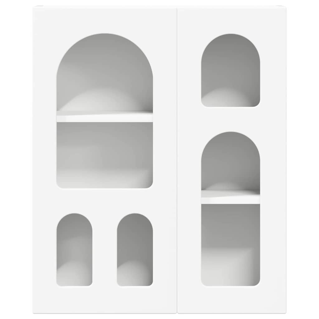 Hangkast met plank Wit 59 x 20 x 71.5 cm Bewerkt hout is nu te koop bij PeponiXL, paradijselijk wonen!