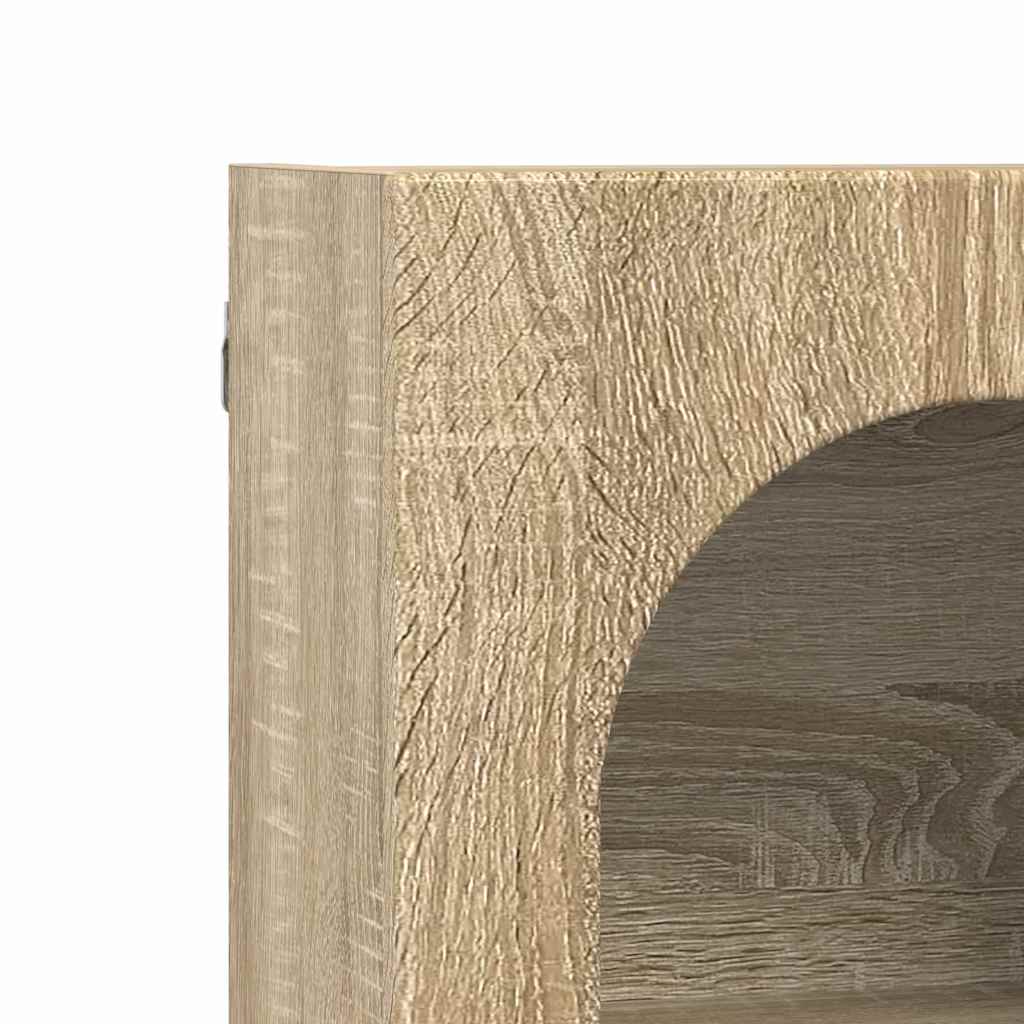 Hangkast met plank Sonoma Eiken 59 x 20 x 71.5 cm Bewerkt hout is nu te koop bij PeponiXL, paradijselijk wonen!