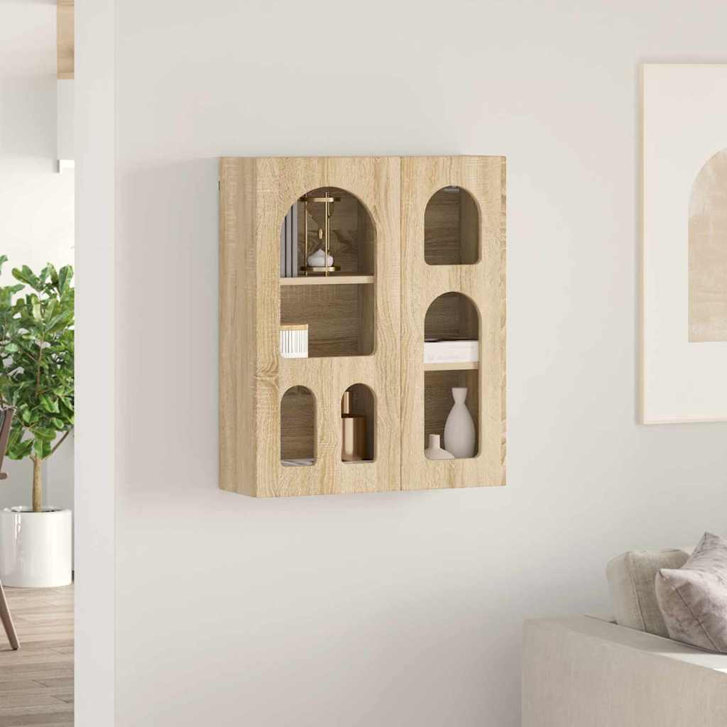Hangkast met plank Sonoma Eiken 59 x 20 x 71.5 cm Bewerkt hout is nu te koop bij PeponiXL, paradijselijk wonen!