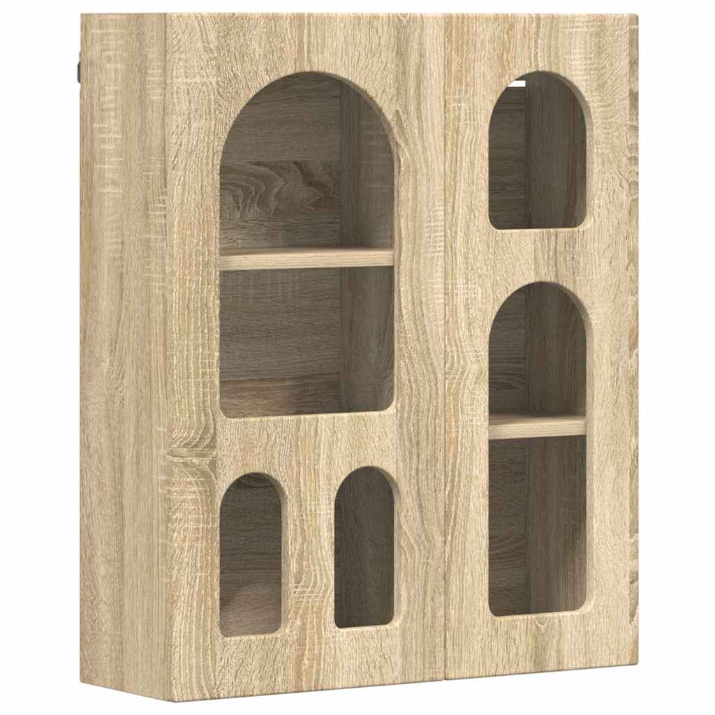 Hangkast met plank Sonoma Eiken 59 x 20 x 71.5 cm Bewerkt hout is nu te koop bij PeponiXL, paradijselijk wonen!