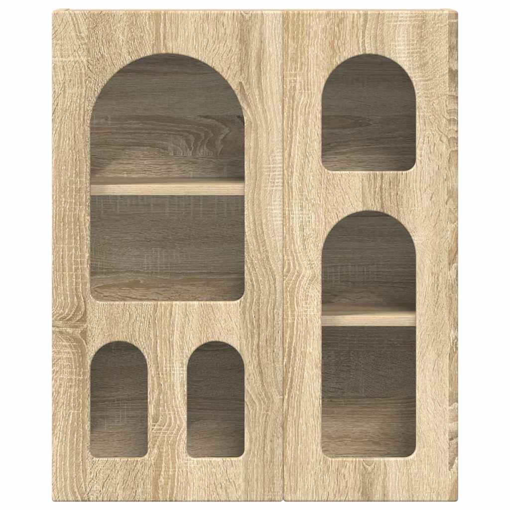 Hangkast met plank Sonoma Eiken 59 x 20 x 71.5 cm Bewerkt hout is nu te koop bij PeponiXL, paradijselijk wonen!