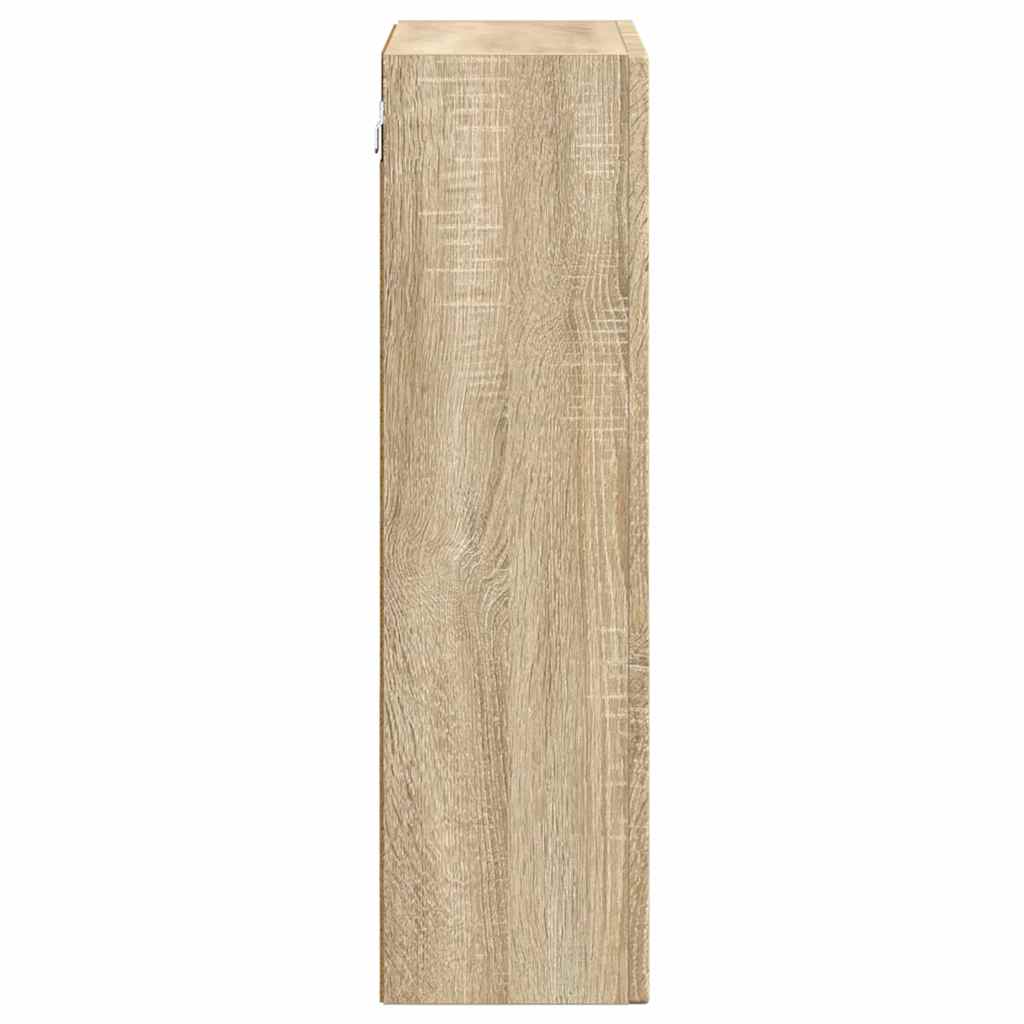 Hangkast met plank Sonoma Eiken 59 x 20 x 71.5 cm Bewerkt hout is nu te koop bij PeponiXL, paradijselijk wonen!