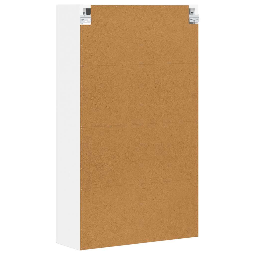 Hangkast met plank met opslag Wit 59 x 20 x 100 cm Bewerkt hout is nu te koop bij PeponiXL, paradijselijk wonen!