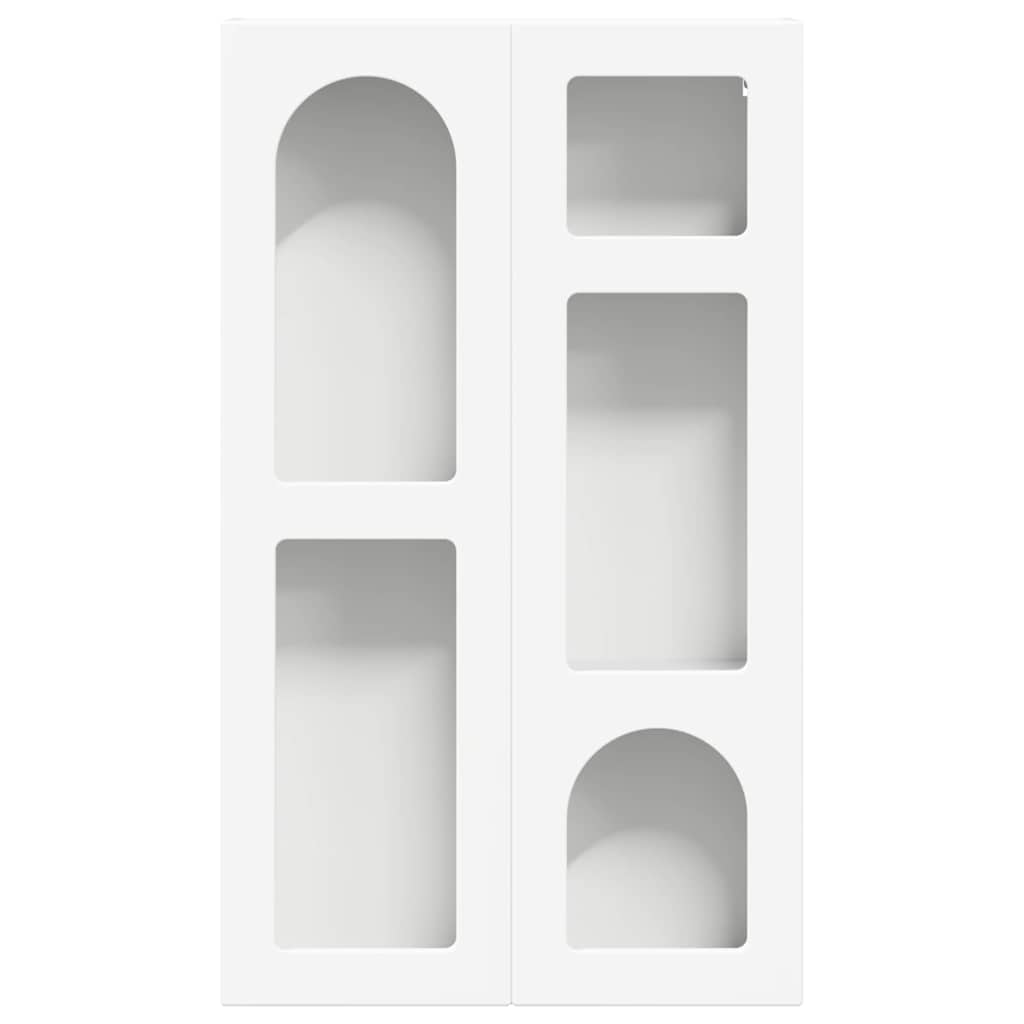 Hangkast met plank met opslag Wit 59 x 20 x 100 cm Bewerkt hout is nu te koop bij PeponiXL, paradijselijk wonen!