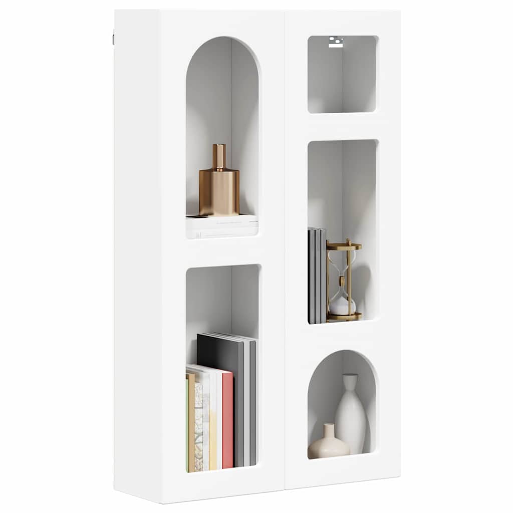 Hangkast met plank met opslag Wit 59 x 20 x 100 cm Bewerkt hout is nu te koop bij PeponiXL, paradijselijk wonen!