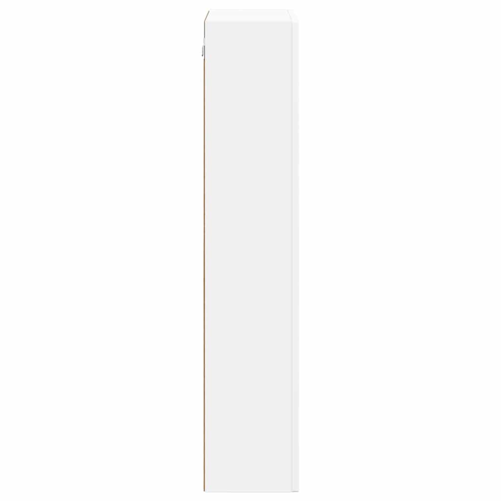 Hangkast met plank met opslag Wit 59 x 20 x 100 cm Bewerkt hout is nu te koop bij PeponiXL, paradijselijk wonen!