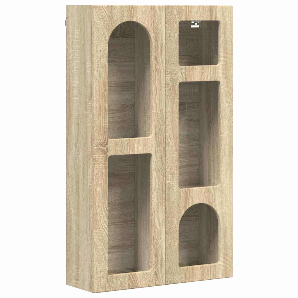 Hangkast met plank Sonoma Eiken 59 x 20 x 100 cm Bewerkt hout is nu te koop bij PeponiXL, paradijselijk wonen!
