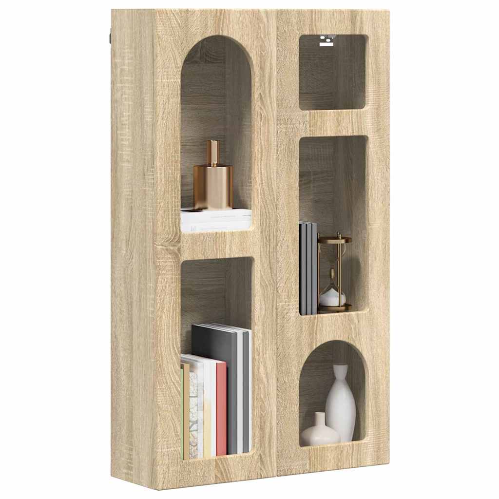 Hangkast met plank Sonoma Eiken 59 x 20 x 100 cm Bewerkt hout is nu te koop bij PeponiXL, paradijselijk wonen!