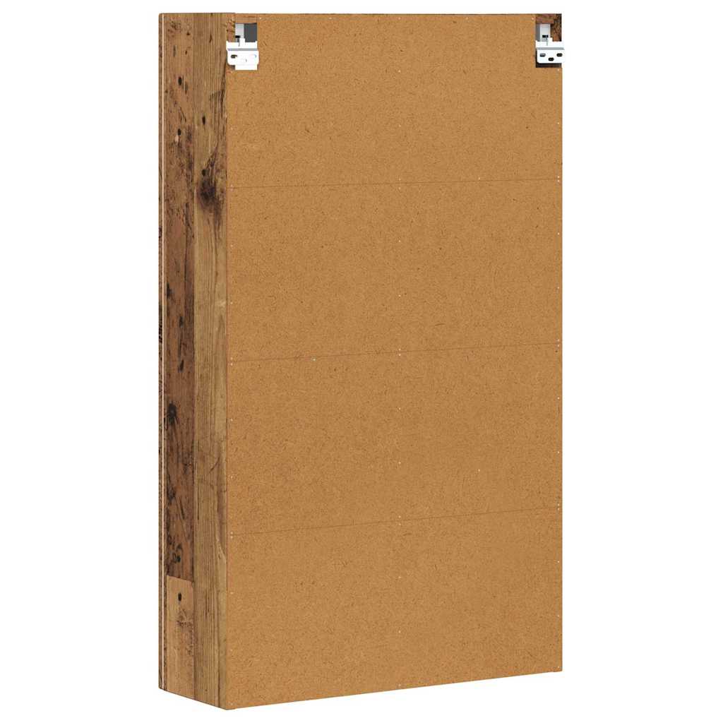 Hangkast met plank Oudhout 59 x 20 x 100 cm Bewerkt hout is nu te koop bij PeponiXL, paradijselijk wonen!