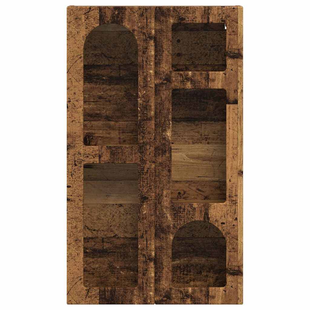 Hangkast met plank Oudhout 59 x 20 x 100 cm Bewerkt hout is nu te koop bij PeponiXL, paradijselijk wonen!