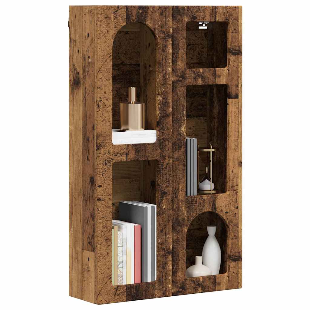 Hangkast met plank Oudhout 59 x 20 x 100 cm Bewerkt hout is nu te koop bij PeponiXL, paradijselijk wonen!