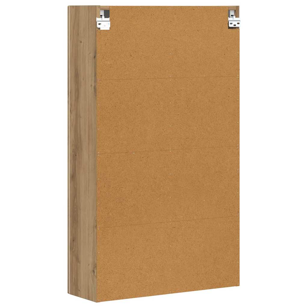 Hangkast met plank Artisan Eiken 59 x 20 x 100 cm Bewerkt hout is nu te koop bij PeponiXL, paradijselijk wonen!