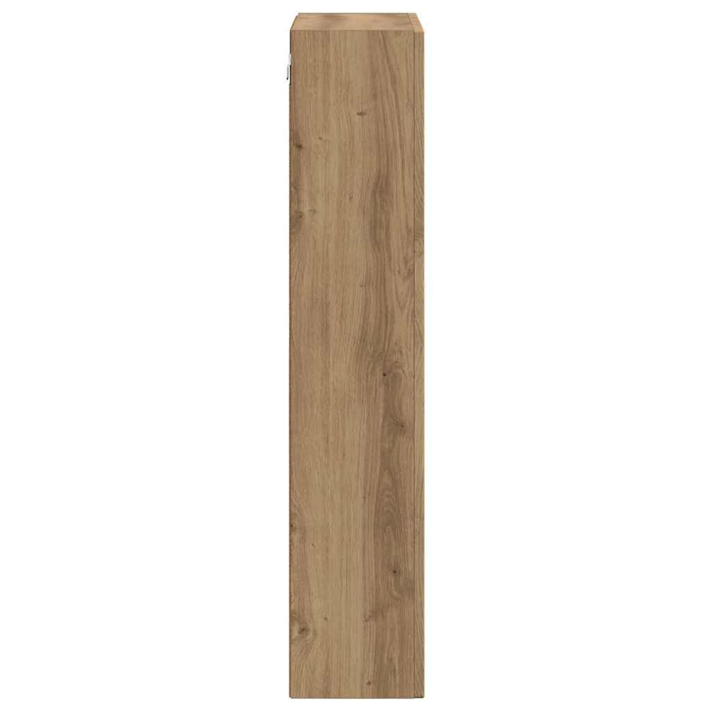 Hangkast met plank Artisan Eiken 59 x 20 x 100 cm Bewerkt hout is nu te koop bij PeponiXL, paradijselijk wonen!