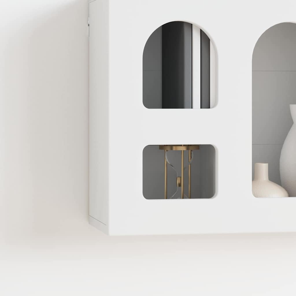 Hangkast met plank met opslag Wit 60 x 20 x 40 cm Bewerkt hout is nu te koop bij PeponiXL, paradijselijk wonen!