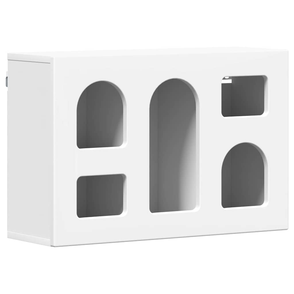 Hangkast met plank met opslag Wit 60 x 20 x 40 cm Bewerkt hout is nu te koop bij PeponiXL, paradijselijk wonen!