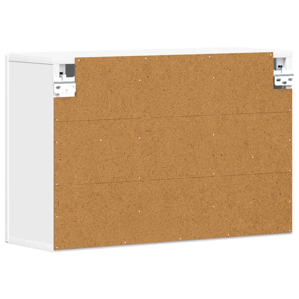 Hangkast met plank met opslag Wit 60 x 20 x 40 cm Bewerkt hout is nu te koop bij PeponiXL, paradijselijk wonen!