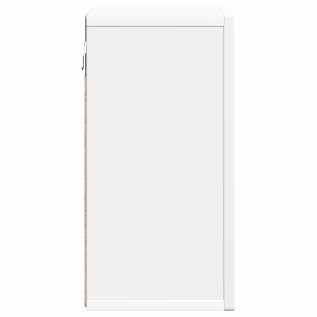 Hangkast met plank met opslag Wit 60 x 20 x 40 cm Bewerkt hout is nu te koop bij PeponiXL, paradijselijk wonen!