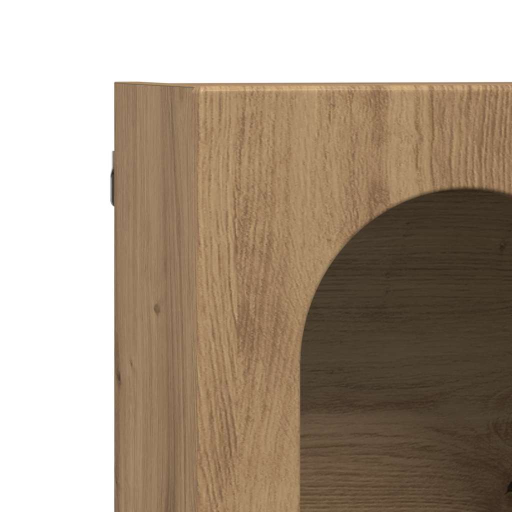 Hangkast met plank Artisan Eiken 60 x 20 x 40 cm Bewerkt hout is nu te koop bij PeponiXL, paradijselijk wonen!