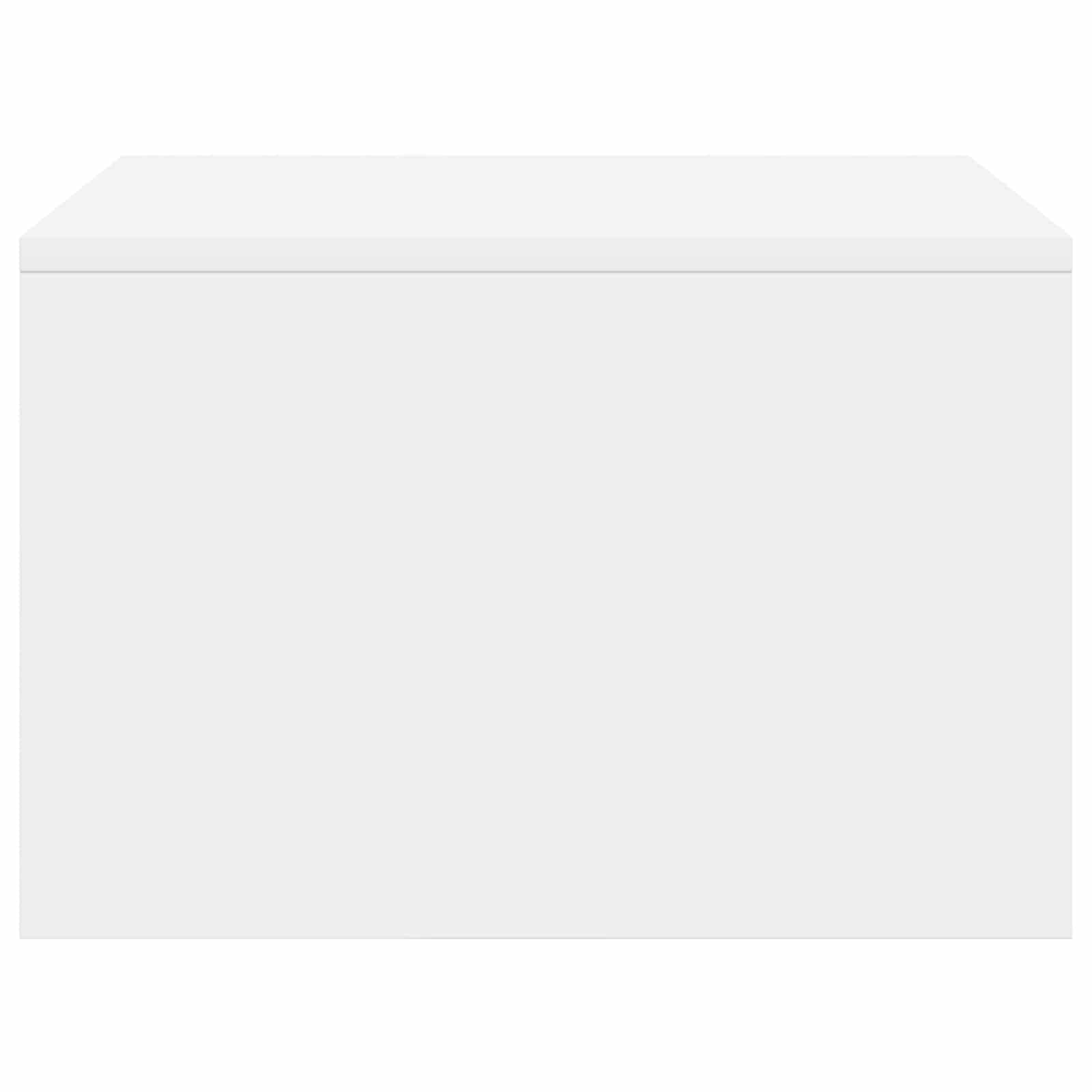 Wandbureau Wandgemonteerd Wit 60 x 45 x 30 cm Bewerkt hout is nu te koop bij PeponiXL, paradijselijk wonen!