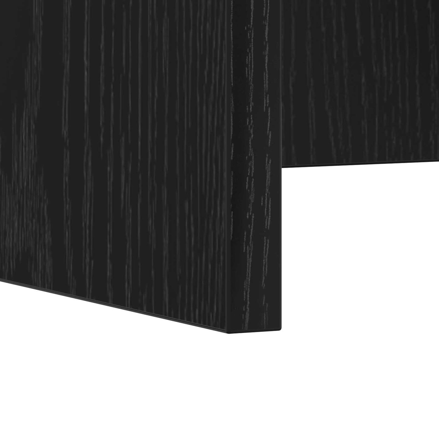 Wandbureau met opslag Zwart Eiken 60 x 45 x 30 cm Bewerkt hout is nu te koop bij PeponiXL, paradijselijk wonen!