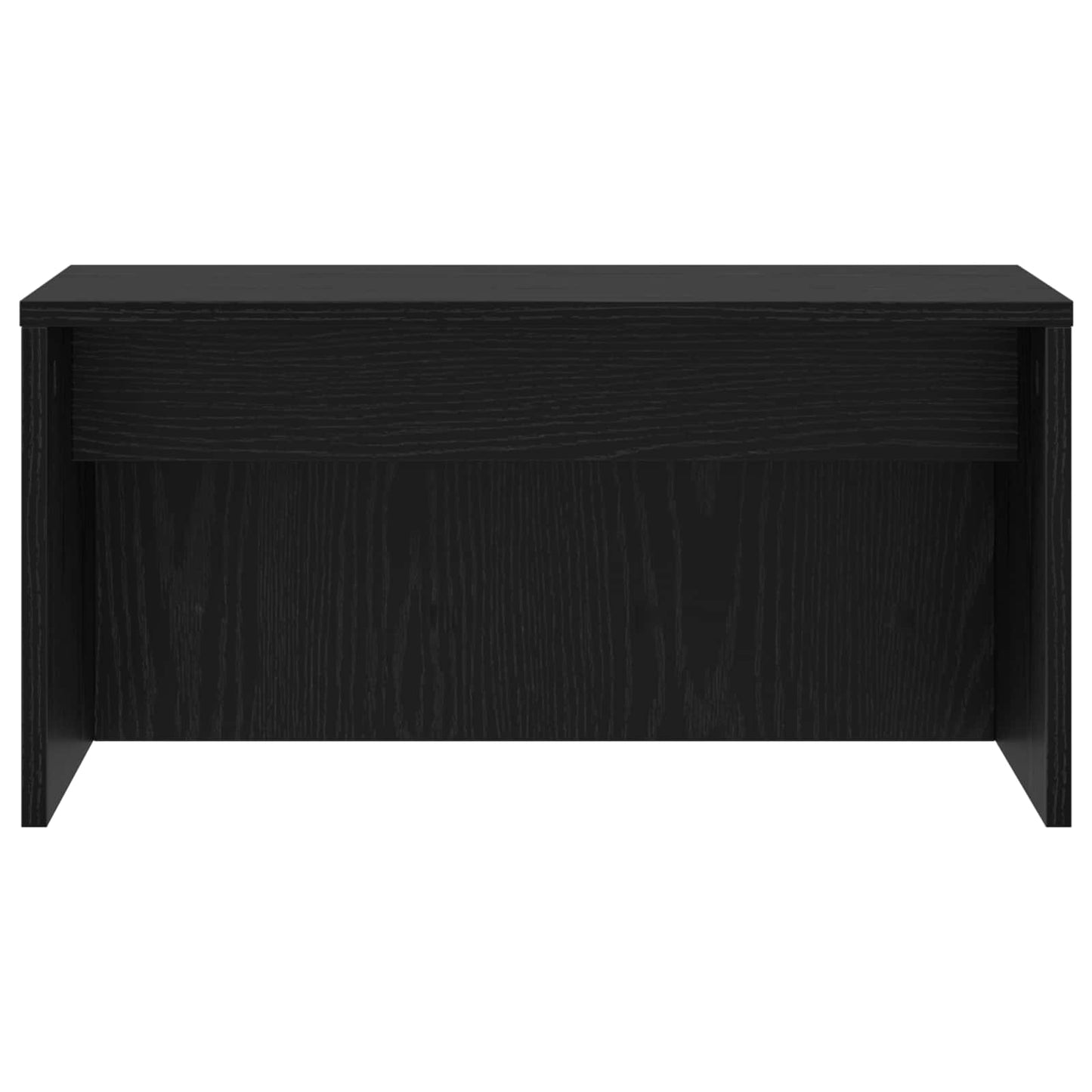 Wandbureau met opslag Zwart Eiken 60 x 45 x 30 cm Bewerkt hout is nu te koop bij PeponiXL, paradijselijk wonen!