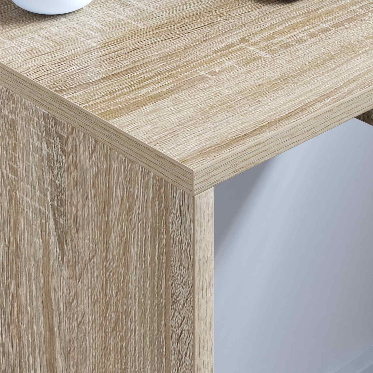 Wandbureau met opslag Sonoma Eiken 60 x 45 x 30 cm Bewerkt hout is nu te koop bij PeponiXL, paradijselijk wonen!