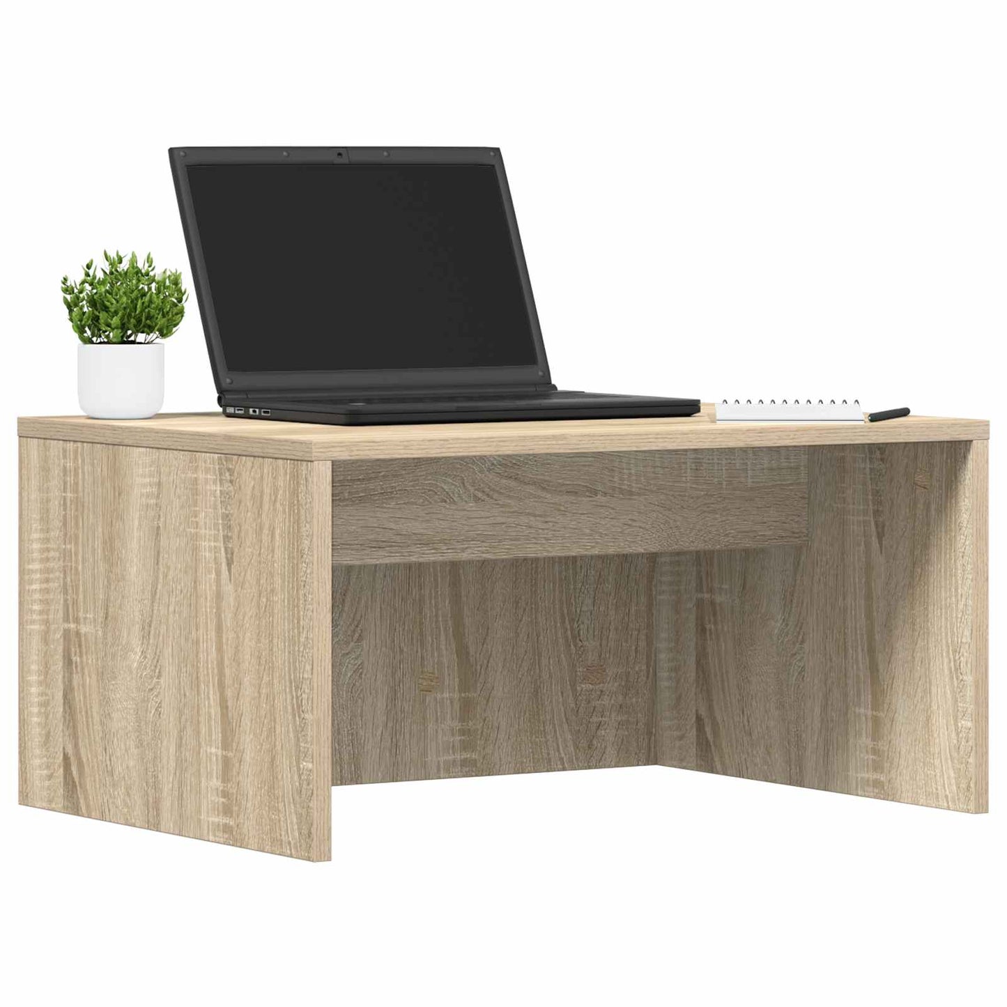Wandbureau met opslag Sonoma Eiken 60 x 45 x 30 cm Bewerkt hout is nu te koop bij PeponiXL, paradijselijk wonen!